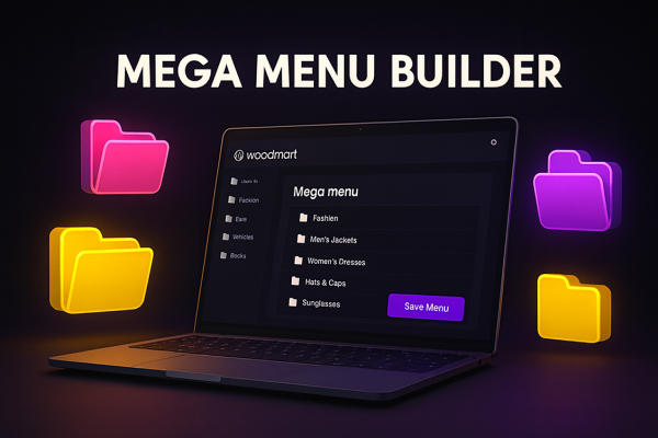 ساخت مگامنو در قالب وودمارت