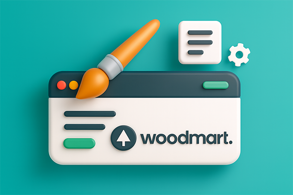 طراحی هدر در قالب وودمارت